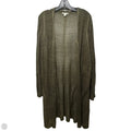 Open Knit Duster Sweater Cardigan By Chico’s In Green, Size: 22