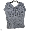 Open Knit Sleeveless Sweater By Pure Jill In Blue, Size: M