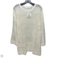 Open Knit Sweater By Anrabess In Cream, Size: M