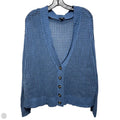 Open Knit Sweater Cardigan By Torrid In Blue, Size: 1x