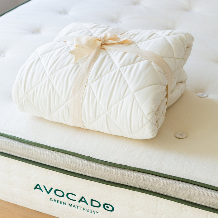 Avocado Green Mattress Organic Pad Protector GOTS