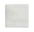 Turmerry latex seat cushion with square shape and white cover displayed on white background.