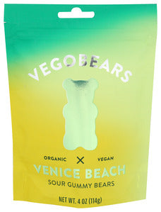 ORGANIC VEGAN SOUR GUMMY BEARS  '810475030545