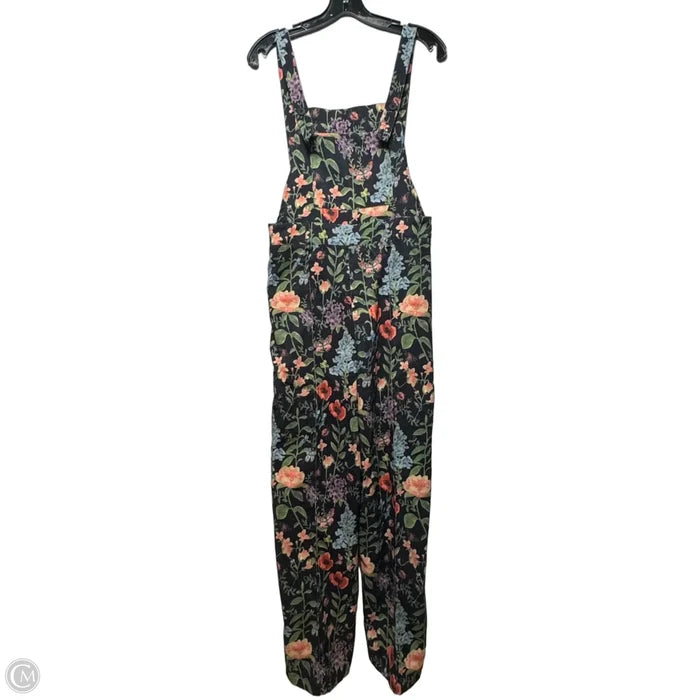 Overalls By Cider In Floral Print, Size: M