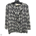 Owl Bow Top 3/4 Sleeve By Maeve In Animal Print, Size: 12