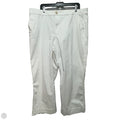 Pants Cropped By Loft In White, Size: 18