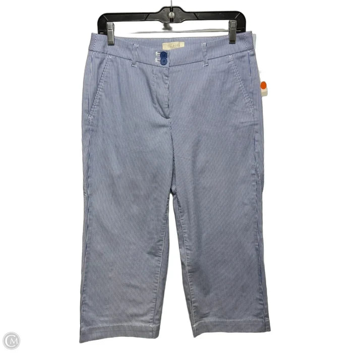 Pants Cropped By Talbots In Striped Pattern, Size: 6p