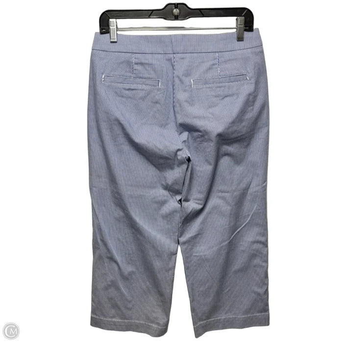 Pants Cropped By Talbots In Striped Pattern, Size: 6p