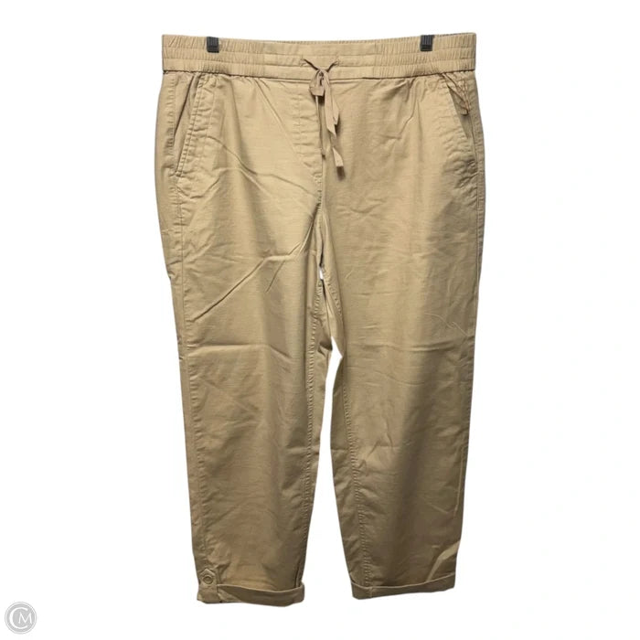Pants Cropped By Talbots In Tan, Size: M
