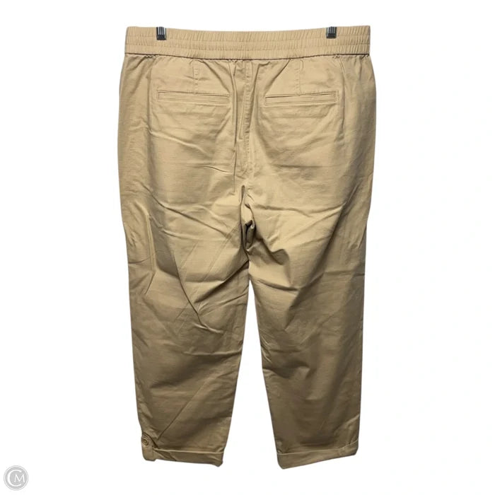 Pants Cropped By Talbots In Tan, Size: M
