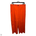 Pants Curvy High-Rise Wide Leg Crop By Ann Taylor In Orange, Size: 12