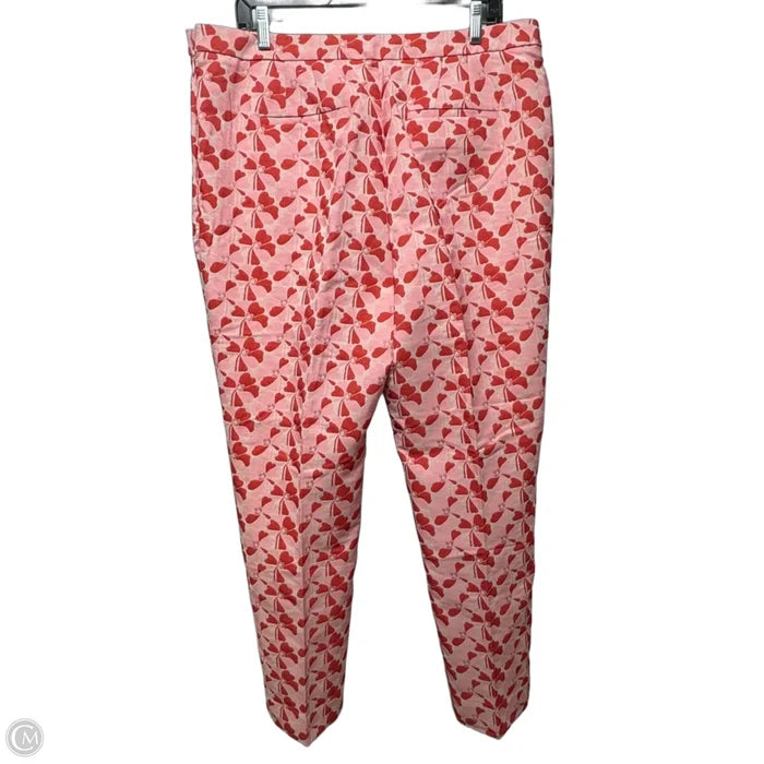 Pants Dress By Talbots In Pink & Red, Size: 14