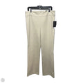 Pants Dress Straight Leg Mid Rise By Jones New York In Cream, Size: Xl