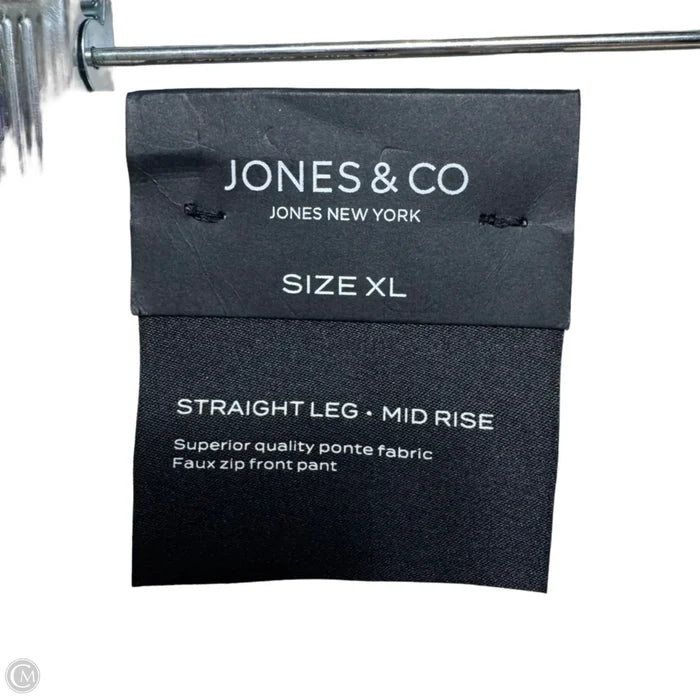 Pants Dress Straight Leg Mid Rise By Jones New York In Cream, Size: Xl