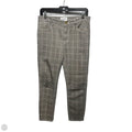 Pants Le High Skinny Cropped By Frame In Plaid Pattern, Size: 8/29