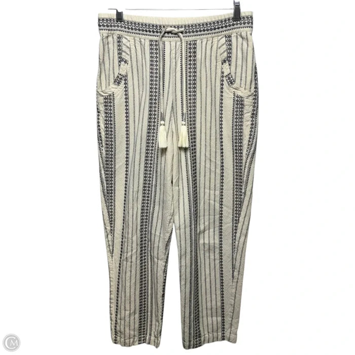 Pants Lounge By Anthropologie In Black & Cream, Size: Xsp