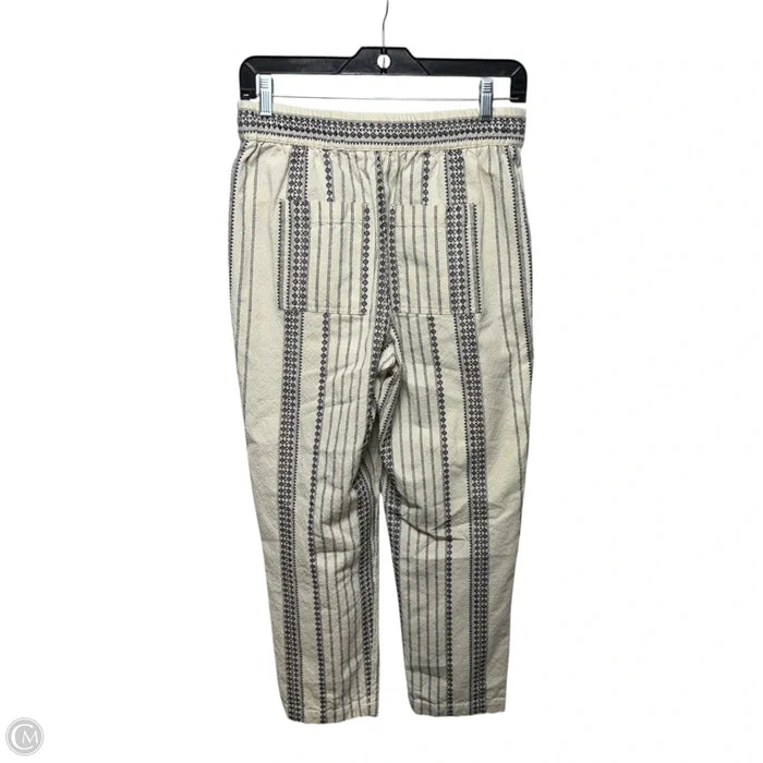 Pants Lounge By Anthropologie In Black & Cream, Size: Xsp