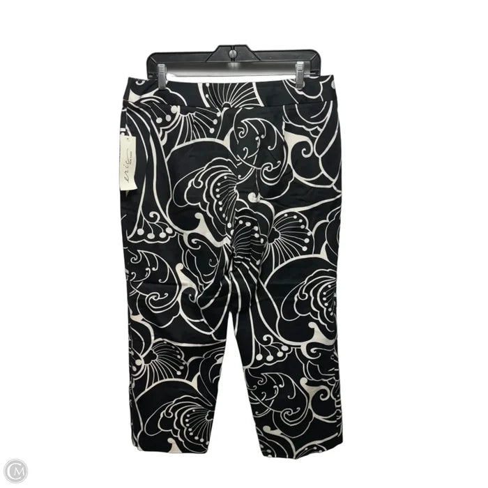Pants Other By Eric New York In Black & White, Size: 12