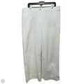 Pants Wide Leg By Talbots In White, Size: 16