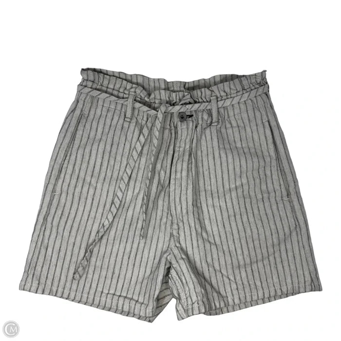 Paperbag Tie Shorts By Rag And Bone In Striped Pattern, Size: 2/26