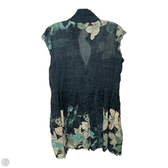 Papercut Shirt Dress Tunic  By Free People One In Floral Print, Size: M
