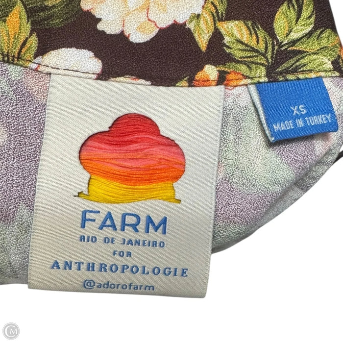 Patchwork Midi Skirt By Farm Rio In Floral Print, Size: XS
