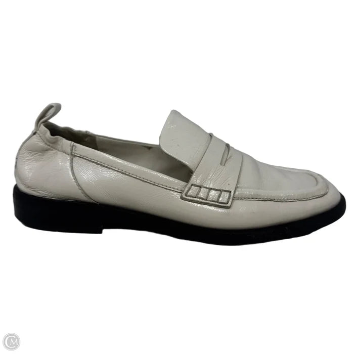 Patent Loafers Shoes Luxury Designer By 3.1 Phillip Lim In White, Size: 7.5 (38)