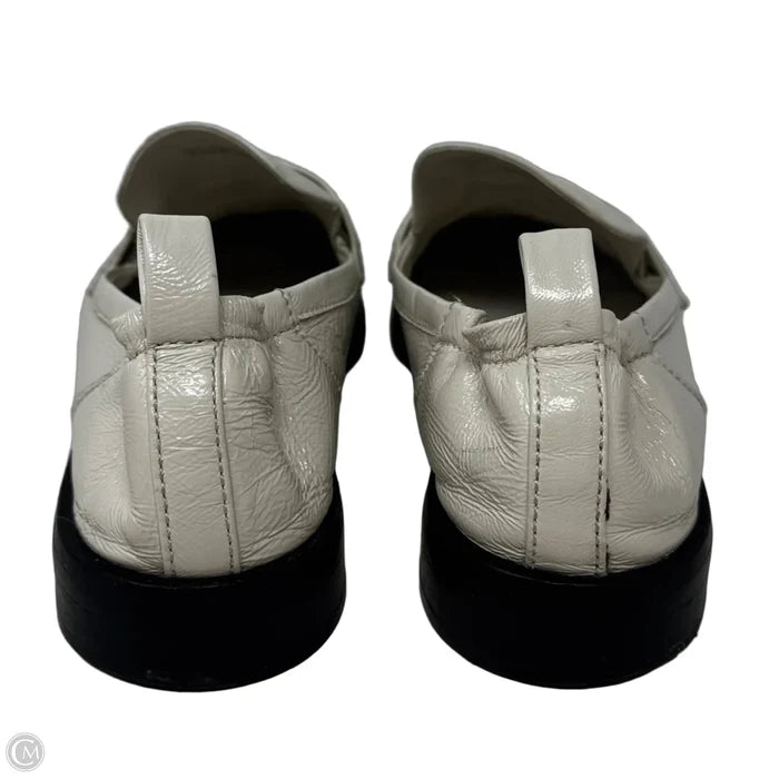 Patent Loafers Shoes Luxury Designer By 3.1 Phillip Lim In White, Size: 7.5 (38)