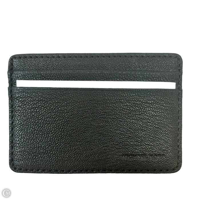 Pebbled Leather Card Case Designer By Michael Kors, Size: Small