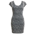 Pele Snake Wave Jacquard Dress Designer By Diane Von Furstenberg In Blue & White, Size: S/M ESTIMATED