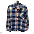 Pink Floyd Top Long Sleeve By Big Rock Canyon In Plaid Pattern, Size: 2x
