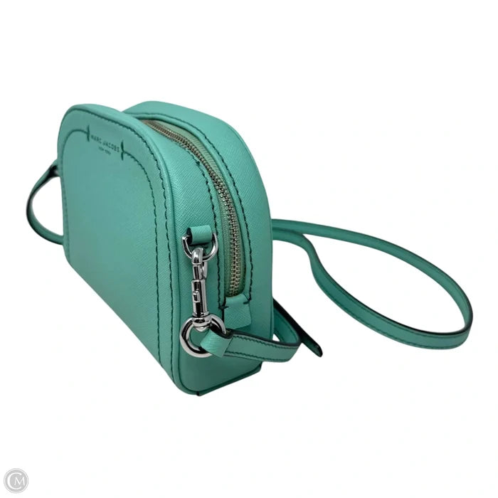 Playback Saffiano Leather Crossbody Bag Luxury Designer By Marc Jacobs, Size: Small