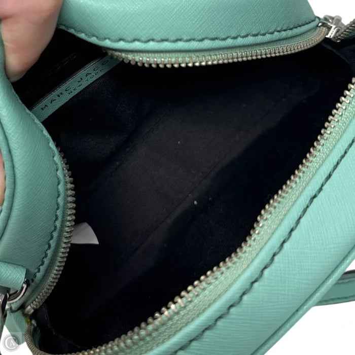 Playback Saffiano Leather Crossbody Bag Luxury Designer By Marc Jacobs, Size: Small