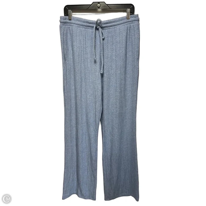 Pointelle Pajama Set By Muk Luks In Blue, Size: M