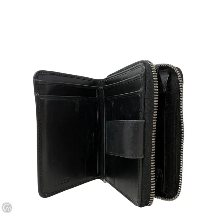 Ponera Compact Calf Leather Wallet By Bally, Size: Medium