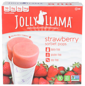 POPSICLE JOLLY LLAMA STRAWB SORBET  '899684002055