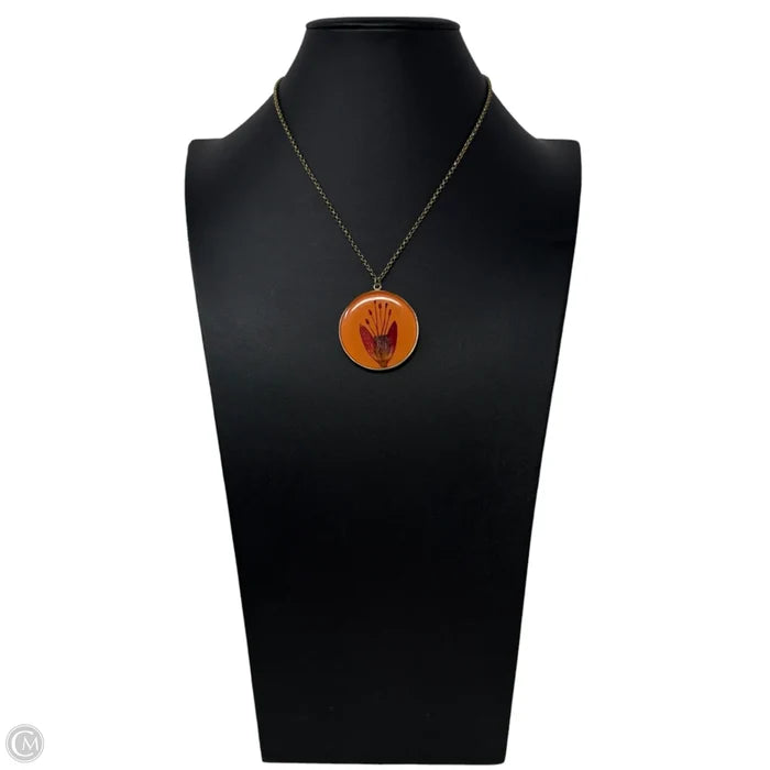 Pressed Flower Pendant Necklace By Shar Dixon