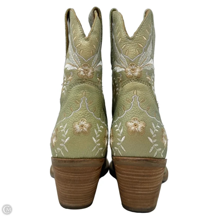 Primrose Cowgirl Boots By Dingo In Green, Size: 9.5