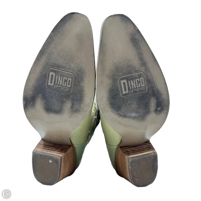 Primrose Cowgirl Boots By Dingo In Green, Size: 9.5