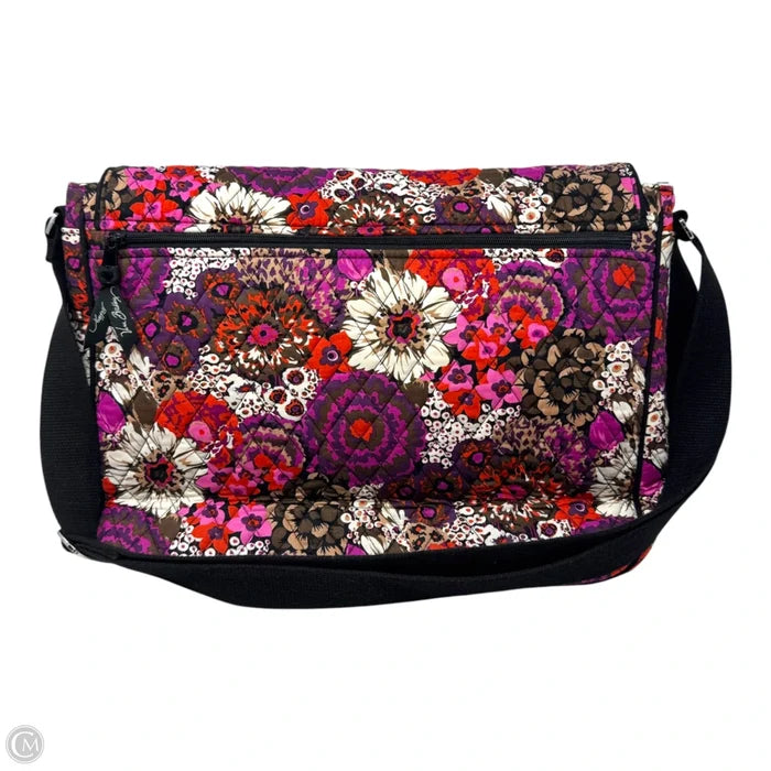 Quilted Messenger Laptop Bag By Vera Bradley, Size: Medium