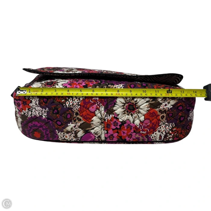Quilted Messenger Laptop Bag By Vera Bradley, Size: Medium