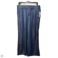 Relaxed Wide Leg Jeans By Talbots In Blue Denim, Size: 10