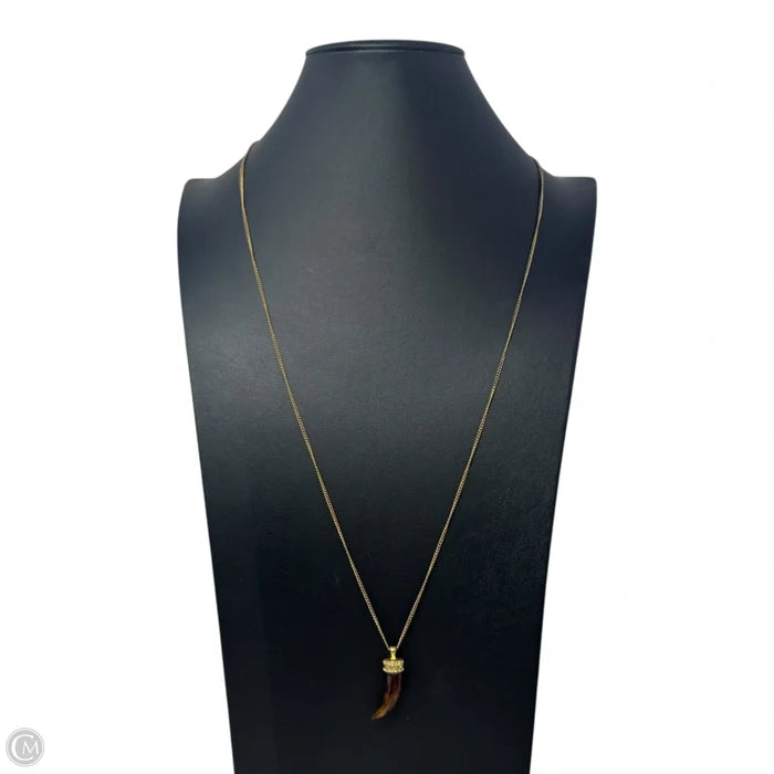 Resin Horn Necklace Pendant By J. Crew