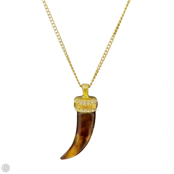 Resin Horn Necklace Pendant By J. Crew