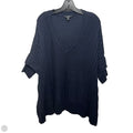 Rib Poncho Sweater By Simply Vera In Navy, Size: S/M