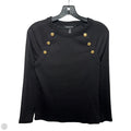 Rib Top Long Sleeve By White House Black Market For Me In Black, Size: S