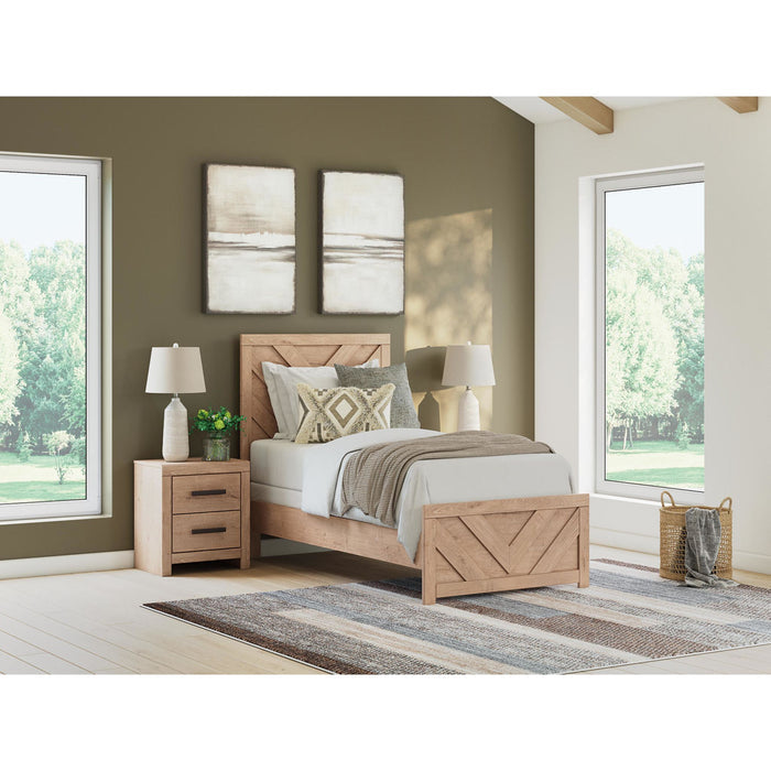 Sanginlane Twin Panel Bed