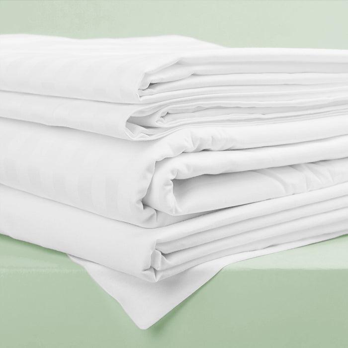 Satin Stripe 300 Thread Count Bedlinen Set