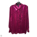 Sequin Top Long Sleeve By Nicole Miller In Pink, Size: Xl