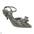 Shanaya Glitter Pump Shoes Heels Kitten By J Renee In Silver, Size: 11